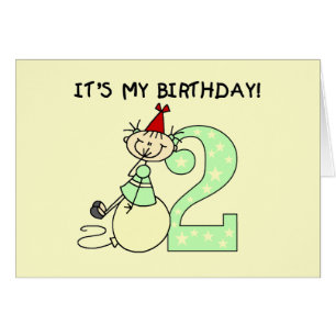 Stick Girl 2nd Birthday Tshirts and Gifts