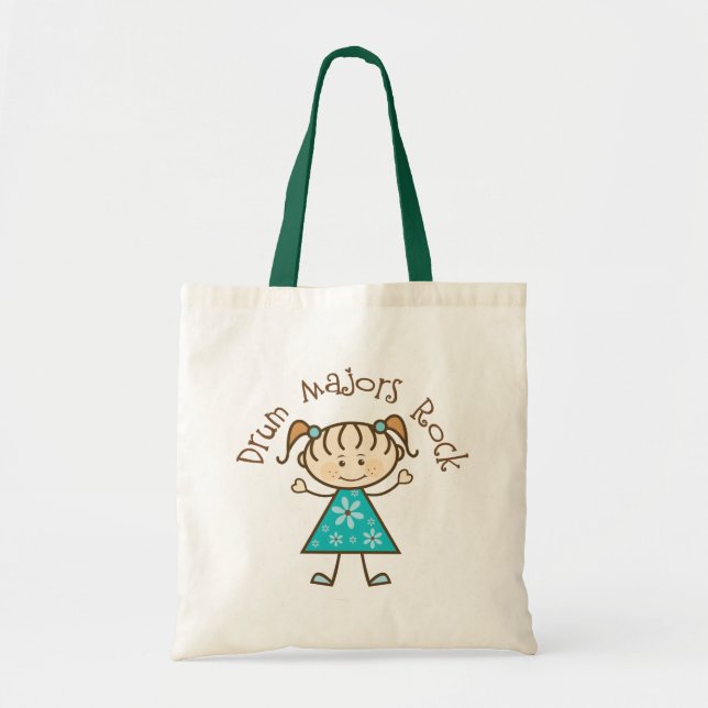 Stick Girl Drum Majors Rock Gift Tote Bag (Front)