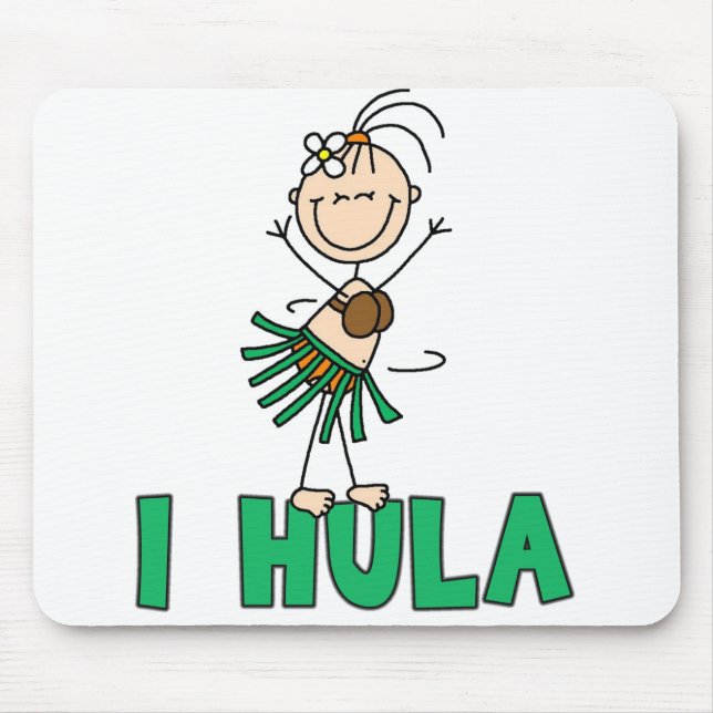 Stick Girl I Hula Mousepad (Front)