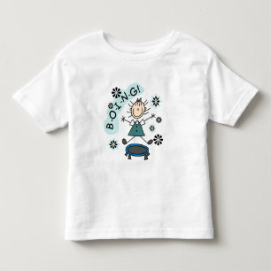 Stick Girl on Trampoline T-shirts and Gifts