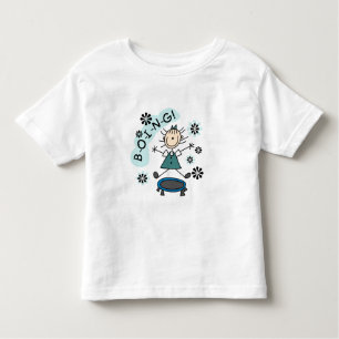 Stick Girl on Trampoline Toddler T-Shirt