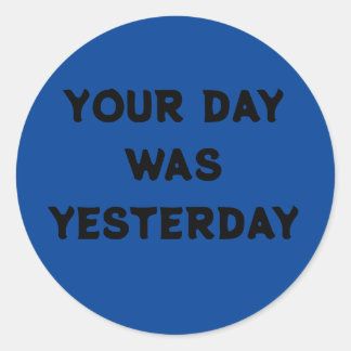 STICK IT - ATTITEE CLASSIC ROUND STICKER