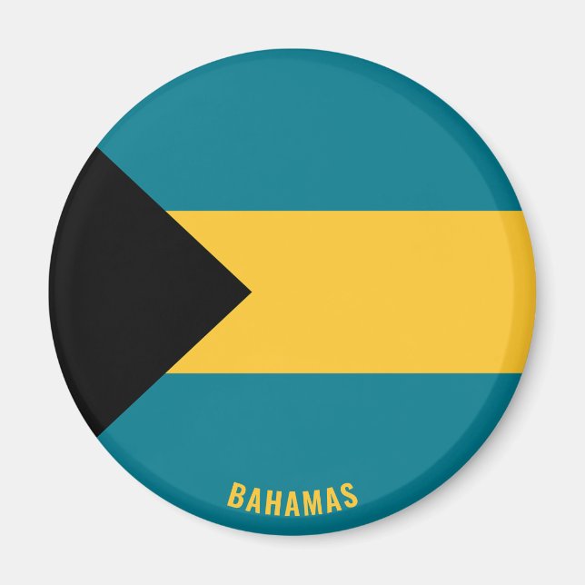 "Stick It" Charming Bahamas Patriotic Magnet (Front)