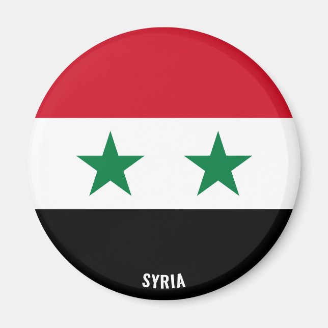 "Stick It" Charming Syria Patriotic Magnet (Front)