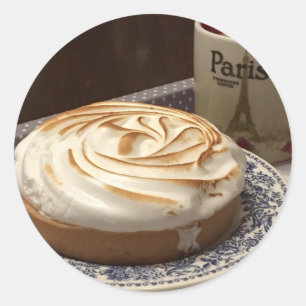 STICK IT - TARTELETTE AU CITRON CLASSIC ROUND STICKER