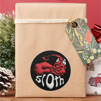 Stick it to your Sin Sloth Devil Classic Round Sticker