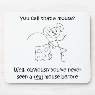 Stick Mouse Mousepad