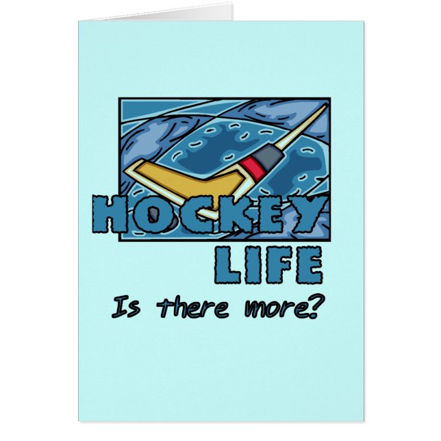 Stick on Ice Hockey is There More Tshirts (Front)