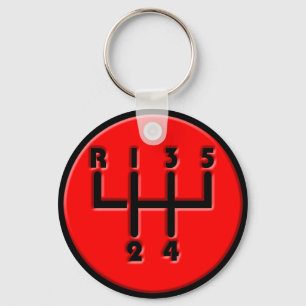 STICK SHIFT KEY RING