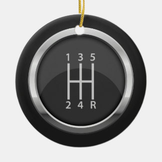 Stick Shift Knob Ceramic Tree Decoration