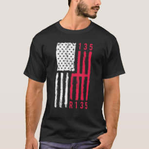 Stick Shift Muscle Car 6 Gears Mechanic American F T-Shirt