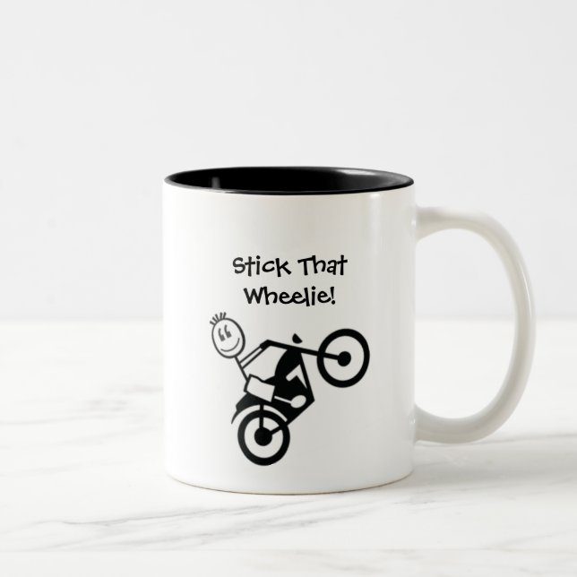 Stick that Wheelie! Mug (Right)