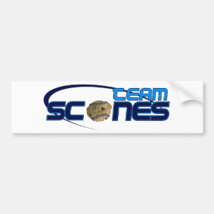 Stick the scone sticker anywhere