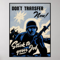 Stick to Your Job! Battlefield Soldiers WW2 WPA Po