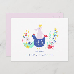 Stick Together Easter Postcard