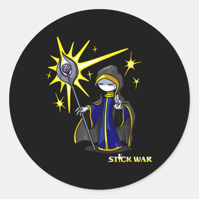Stick War - Meric  Classic Round Sticker (Front)