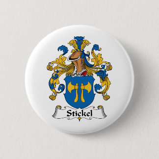 Stickel Family Crest 6 Cm Round Badge