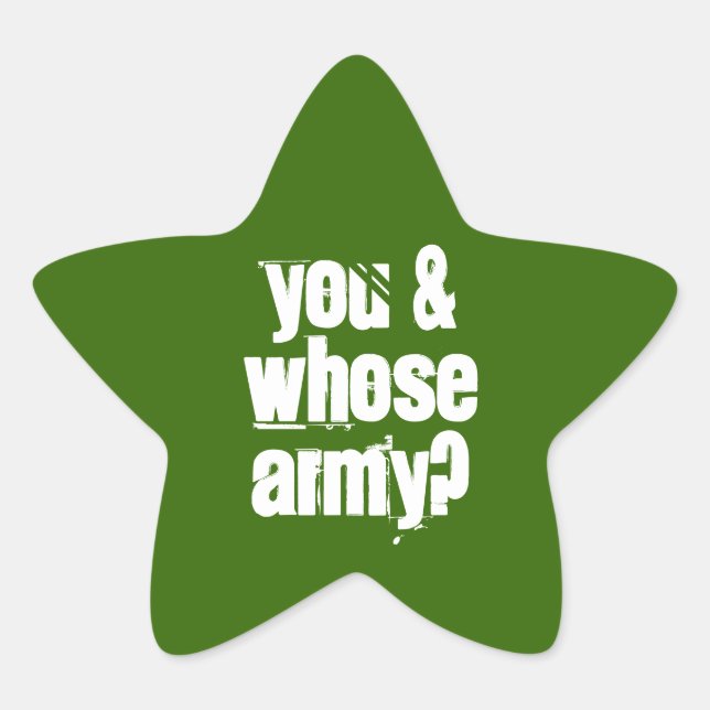 Sticker 20-Pack: Army (Front)