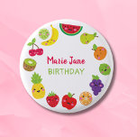 Sticker 3 Cm Round Badge<br><div class="desc">sweet kawaii fruit party collection</div>