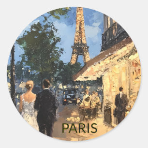 STICKER Beautiful Watercolor of Paris Travel