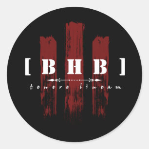 Sticker : Black / Coloured Stripes