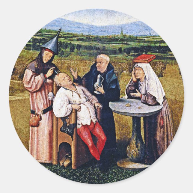 Sticker: Bosch - Stone of Madness Classic Round Sticker (Front)