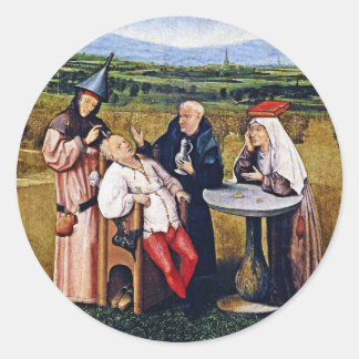 Sticker: Bosch - Stone of Madness Classic Round Sticker