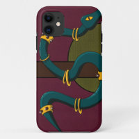 Sticker Carré Snake