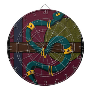 Sticker Carré Snake Dartboard