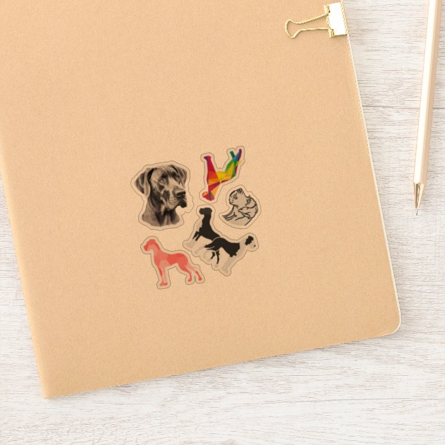 Sticker Carsticker Great Dane Collection (Notebook)