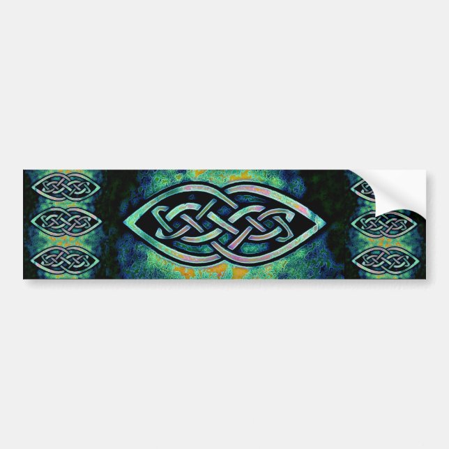 sticker, celtic knot, Celtic node, mystic Bumper Sticker (Front)