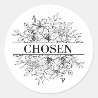 Sticker Chosen Faith Christianity Believe