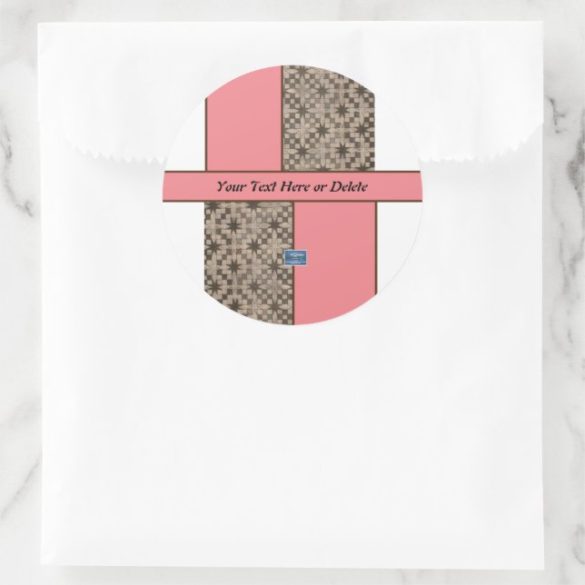 Sticker Circle(Peach LED S.C.C.)RFPMDesigns ©️2023 (Bag)