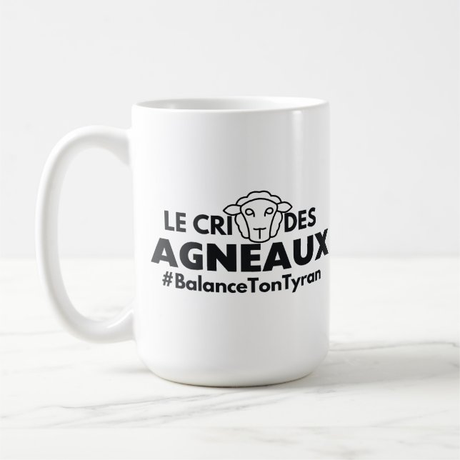 Sticker Coffee Mug (Left)