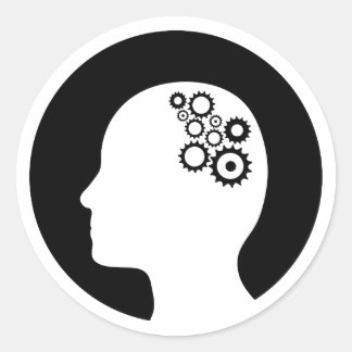 Sticker | Cogs Working in the Brain