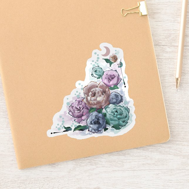 Sticker✩Doodles™ | Peony (Notebook)
