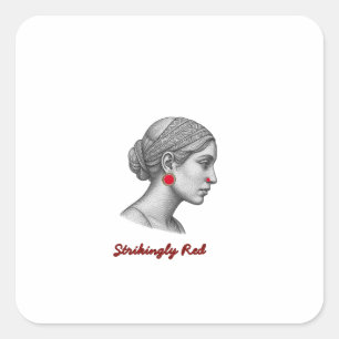 Sticker elegant Woman Portrait
