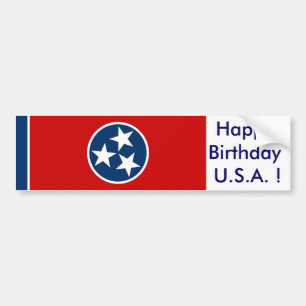 Sticker Flag of Tennessee