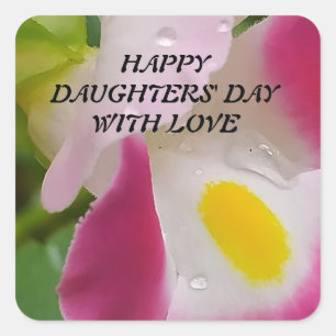Sticker for daughters' day