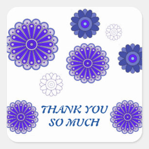 Sticker for thanking