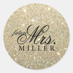 Sticker - Glitter Fab future Mrs.