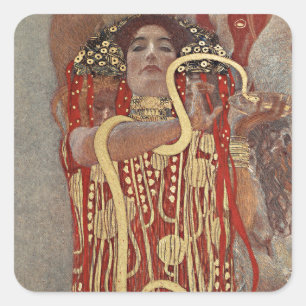 STICKER : GUSTAV KLIMT  : HYGIEIA : 1907