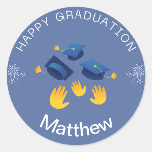 Sticker - Happy Graduation Personalise - Add name
