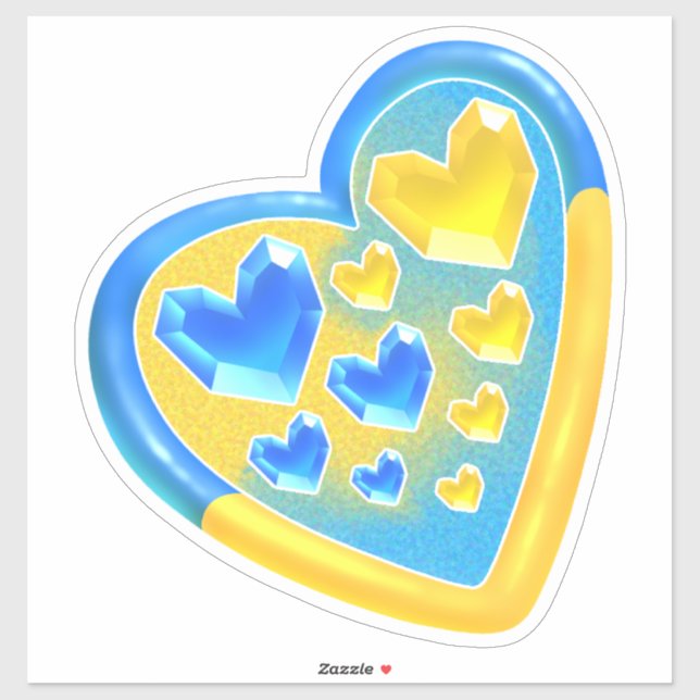 Sticker Heart (Sheet)
