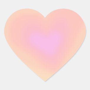 Sticker heart pink gradient 