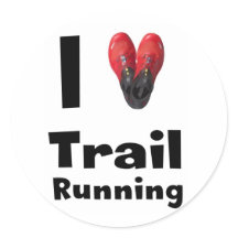 Sticker "I love Trail Running"