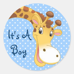 Sticker/It's a Boy Classic Round Sticker