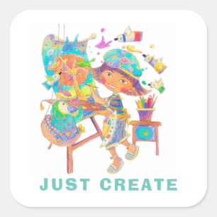 Sticker "JUST CREATE"