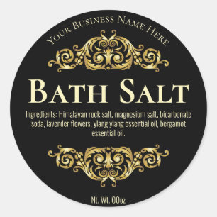 Sticker Label For Handmade Bath Salt Soak