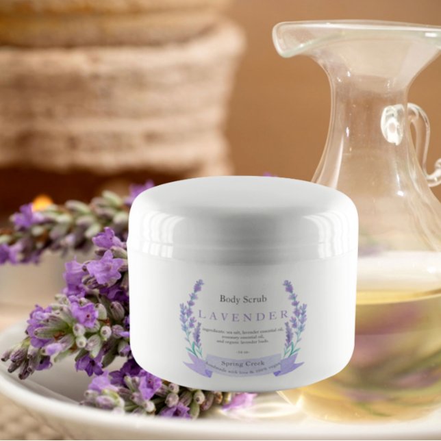 Sticker Label for Handmade Lavender Products (Creator Uploaded)